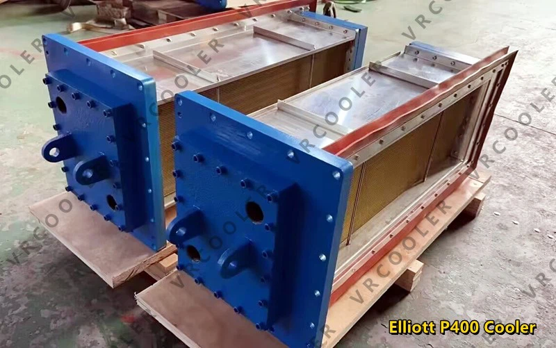 Elliott P400 Cooler FP0503-1 First stage intercoolerFP0502-1 Second stage intercooler Elliott P400 Cooler FP0503-1 First stage intercoolerFP0502-1 Second stage intercooler